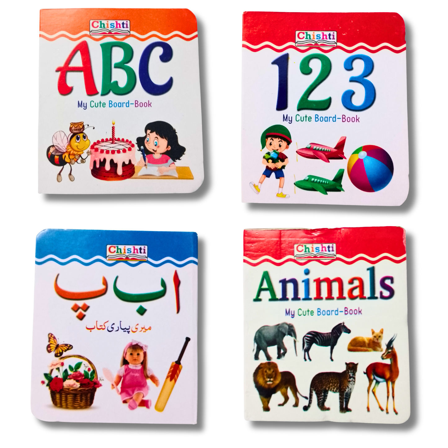 My Cute Board Book Set – 12 Educational Books for Kids